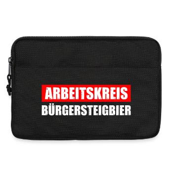 Arbeitskreis Bürgersteigbier Ortskontrollfahrt OKF - Laptoptasche 13" - Schwarz - Vorne