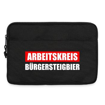 Arbeitskreis Bürgersteigbier Ortskontrollfahrt OKF - Laptoptasche 13" - Schwarz - Vorne