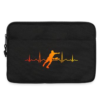 Conception de match de pickleball pour les fans de pickleball - Sacoche pour ordinateur portable 13 pouces - noir - Devant