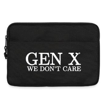 gen x we don't care gen x - Laptoptasche 13" - Schwarz - Vorne
