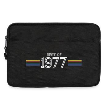 Best Of 1977 Funny Gift T-Shirt - Laptop bag 13" - black - Front