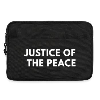 Juge de paix Magistrat juridique de la Cour drôle - Sacoche pour ordinateur portable 13 pouces - noir - Devant