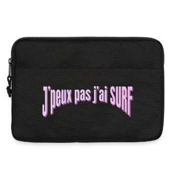 J’peux pas j’ai Surf - Sacoche pour ordinateur portable 13 pouces - noir - Devant