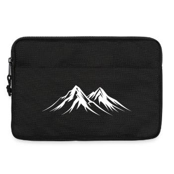 Mountains Hiking Climbing Mountaineering - Laptop bag 13" - black - Front