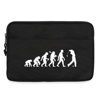 Golf Evolution for Men and Boys Retro Golfers - Laptop bag 13" - black - Front