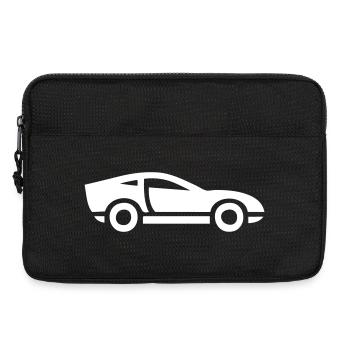 sports car - Laptop bag 13" - black - Front