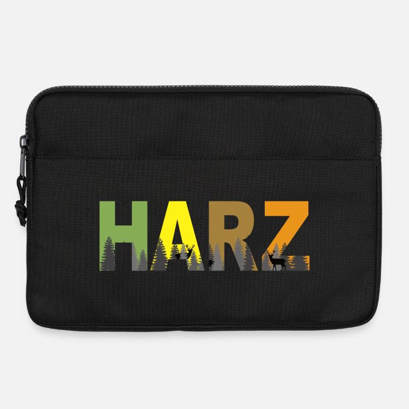 Harz in Farbe - Laptoptasche 13" - Schwarz