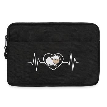 Schaf - Laptoptasche 13" - Schwarz - Vorne