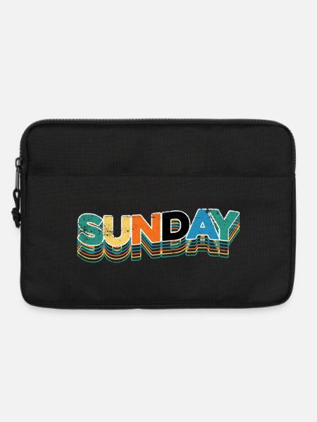 Sonntag - Laptoptasche 13" - Schwarz