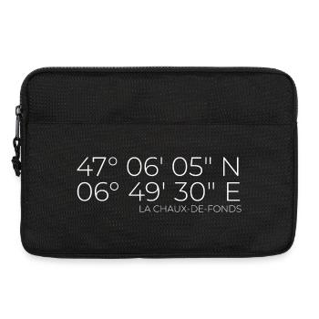 Coordonnées La Chaux-de-Fonds - Sacoche pour ordinateur portable 13 pouces - noir - Devant