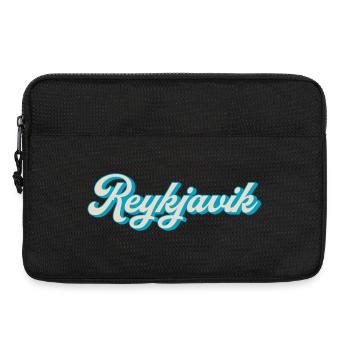 Reykjavik Neon Script - Laptop bag 13" - black - Front