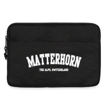 Wappen der Matterhornalpen - Laptoptasche 13" - Schwarz - Vorne