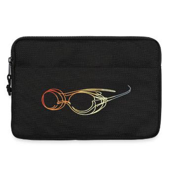 Lunettes de natation Dessin - Sacoche pour ordinateur portable 13 pouces - noir - Devant
