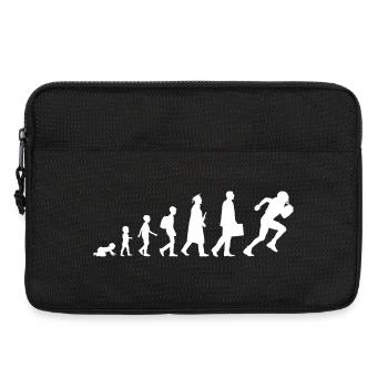 Kind zum Footballspieler - Laptoptasche 13" - Schwarz - Vorne