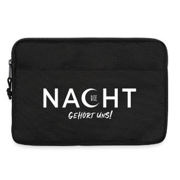 Die Nacht Gehört Uns - Vektordesign mit Texteffekt - Laptoptasche 13" - Schwarz - Vorne