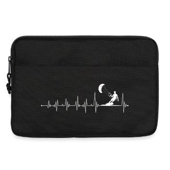 Heartbeat Parachute Escape - Laptop bag 13" - black - Front