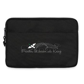 Peace is better than war - Laptop bag 13" - black - Front