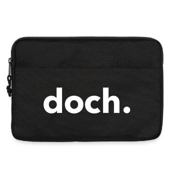 doch. - Laptoptasche 13" - Schwarz - Vorne