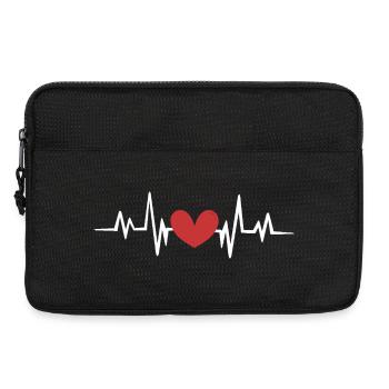 Heartbeat - Laptop bag 13" - black - Front