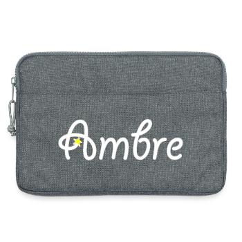 Ambre - Sacoche pour ordinateur portable 13 pouces - gris chiné - Devant