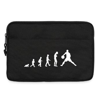 Development from baby to handball player / sport - Laptop bag 13" - black - Front
