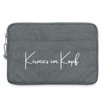 Funfair in the head | Greysoul Thoughts - Laptop bag 13" - heather grey - Front