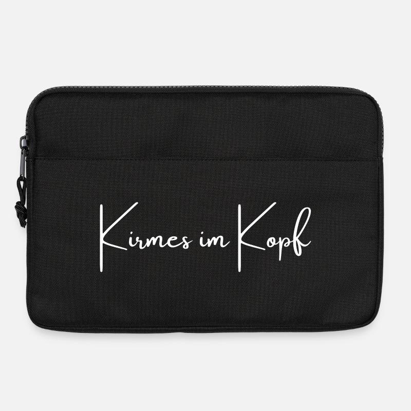 Funfair in the head | Greysoul Thoughts - Laptop bag 13" - black
