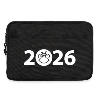 Radtour 2026, Mountainbike 2026, Fahrrad 2026 - Laptoptasche 13" - Schwarz - Vorne
