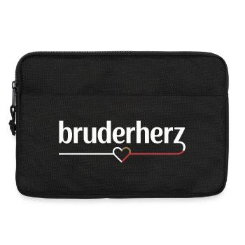 Bruderherz Brüder Großer Bro Spruch Kleiner Bruder - Laptoptasche 13" - Schwarz - Vorne