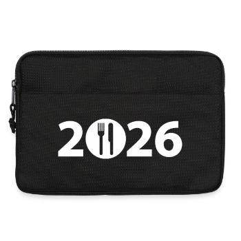 Chef 2026, Koch 2026, Restaurant 2026 - Laptoptasche 13" - Schwarz - Vorne
