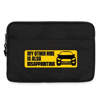 Mon autre trajet est aussi décevante blague drôle de voiture - Sacoche pour ordinateur portable 13 pouces - noir - Devant