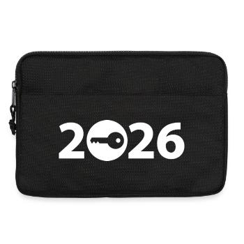 Bauherr 2026, Schlüsseldienst 2026 - Laptoptasche 13" - Schwarz - Vorne