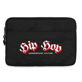 T-shirt de la culture underground hip-hop - Sacoche pour ordinateur portable 13 pouces - noir - Devant