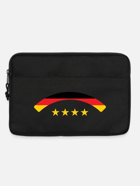German Flag - Germany - Laptop bag 13" - black