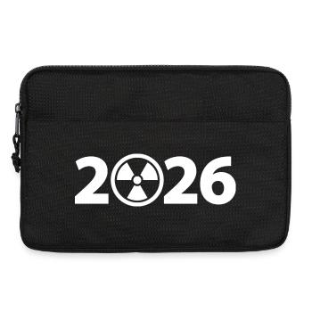 Attention Radioactive 2026, Radiation 2026 - Laptop bag 13" - black - Front