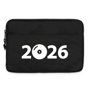 Music DJ Vinyl Record Party 2026 - Laptop bag 13" - black - Front