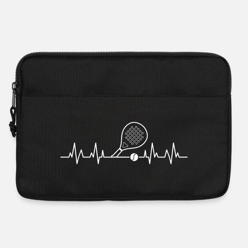 Padel Herzschlag - Laptoptasche 13" - Schwarz