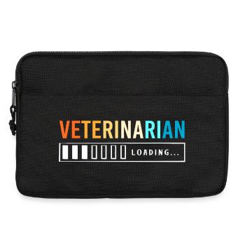 Tierarzt Tiermedizin Veterinär Tierärztin - Laptoptasche 13" - Schwarz - Vorne