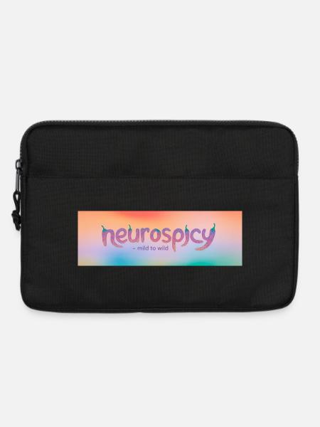neurospicy – mild to wild - Laptoptasche 13" - Schwarz