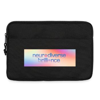 Neurodiverse Brilliance - Laptop bag 13" - black - Front