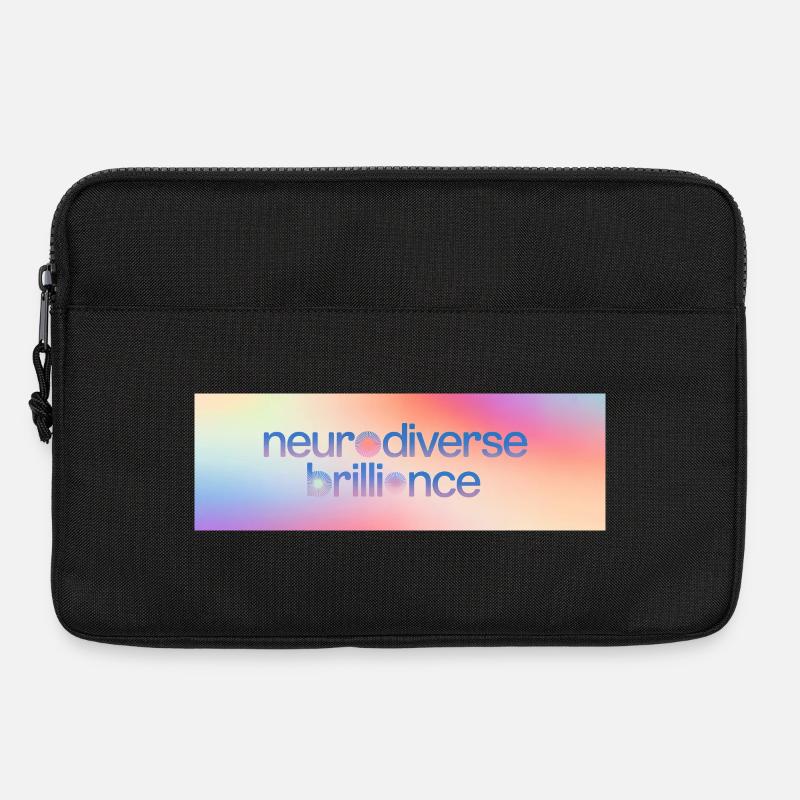 Neurodiverse Brilliance - Laptoptasche 13" - Schwarz