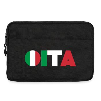 Italie - Sacoche pour ordinateur portable 13 pouces - noir - Devant