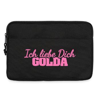 Dear Golda, - Laptop bag 13" - black - Front