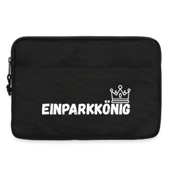 Einparkkonig_schwarz - Laptoptasche 13" - Schwarz - Vorne