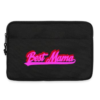 Beste Mama Retro Bold Typografie - Laptoptasche 13" - Schwarz - Vorne