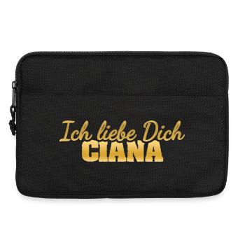 Cadeau pour Ciana - Sacoche pour ordinateur portable 13 pouces - noir - Devant