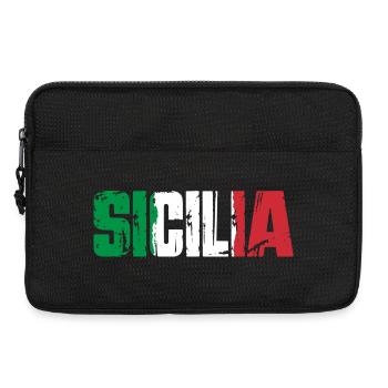 Sicilia Italien Insel Sizilien - Laptoptasche 13" - Schwarz - Vorne