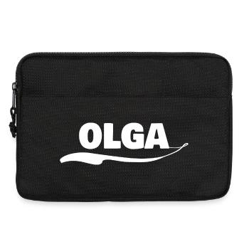 Geschenk Olga - Laptoptasche 13" - Schwarz - Vorne