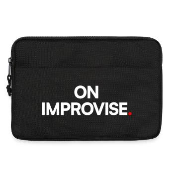Wir improvisieren - Laptoptasche 13" - Schwarz - Vorne