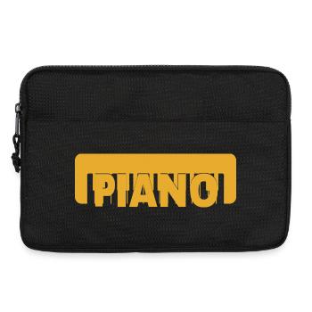 Piano Lover Birthday Gift – Klavierliebe - Laptoptasche 13" - Schwarz - Vorne